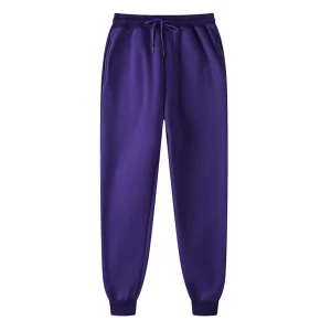 purple joggers