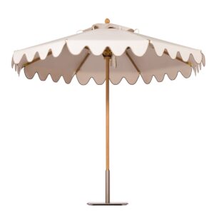 Off-White Garden Umbrella