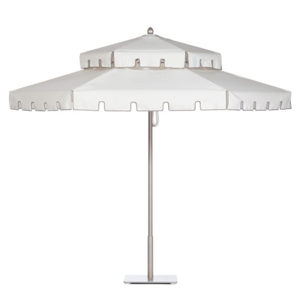 White Garden Umbrella