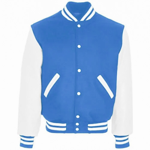 Blue Varsity Jacket - Bespoke Factory