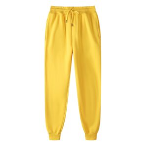 Yellow joggers